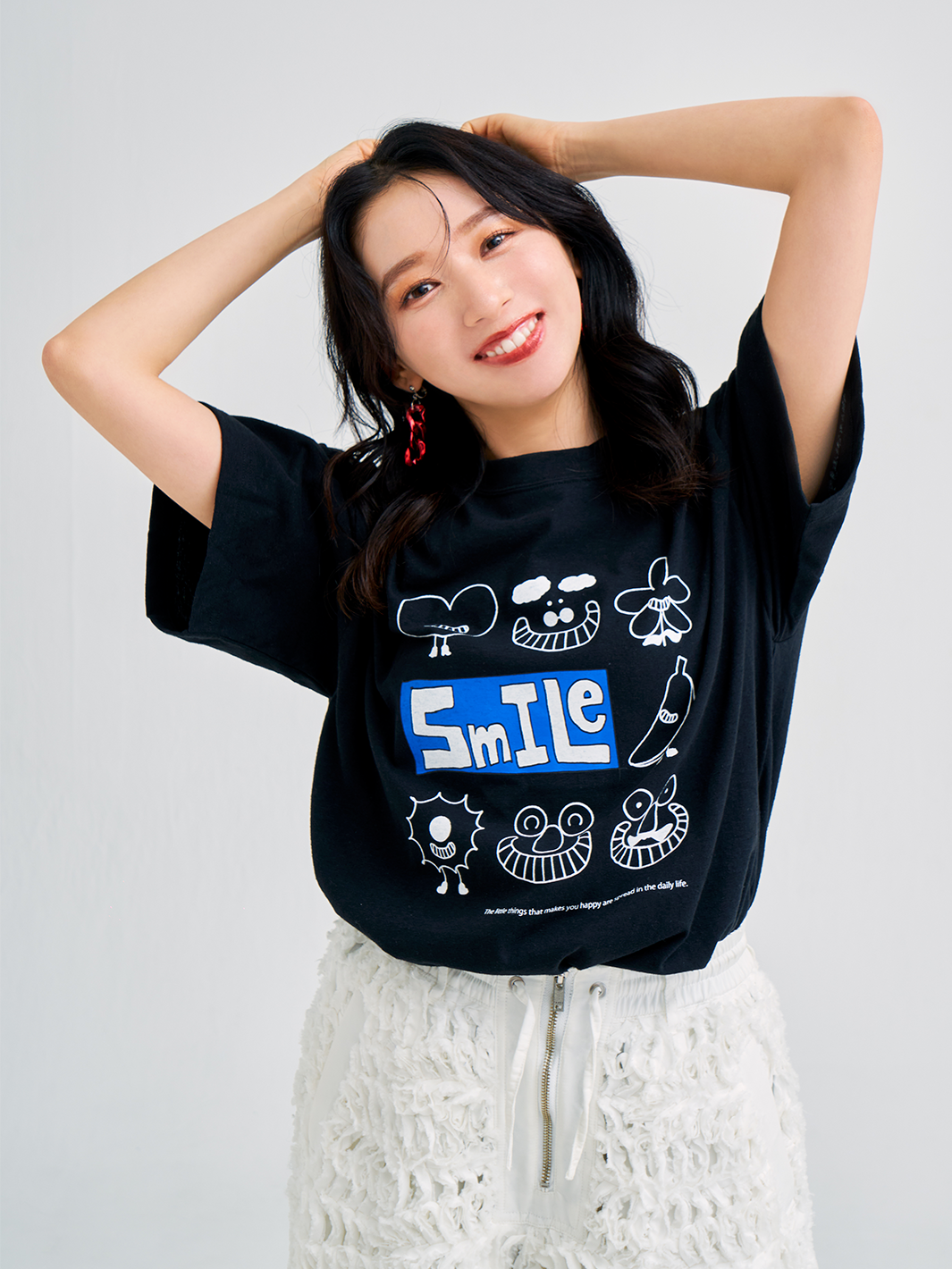 佐藤詩織＆鈴本美愉 Sustainable Message Tシャツ Type B[GF016