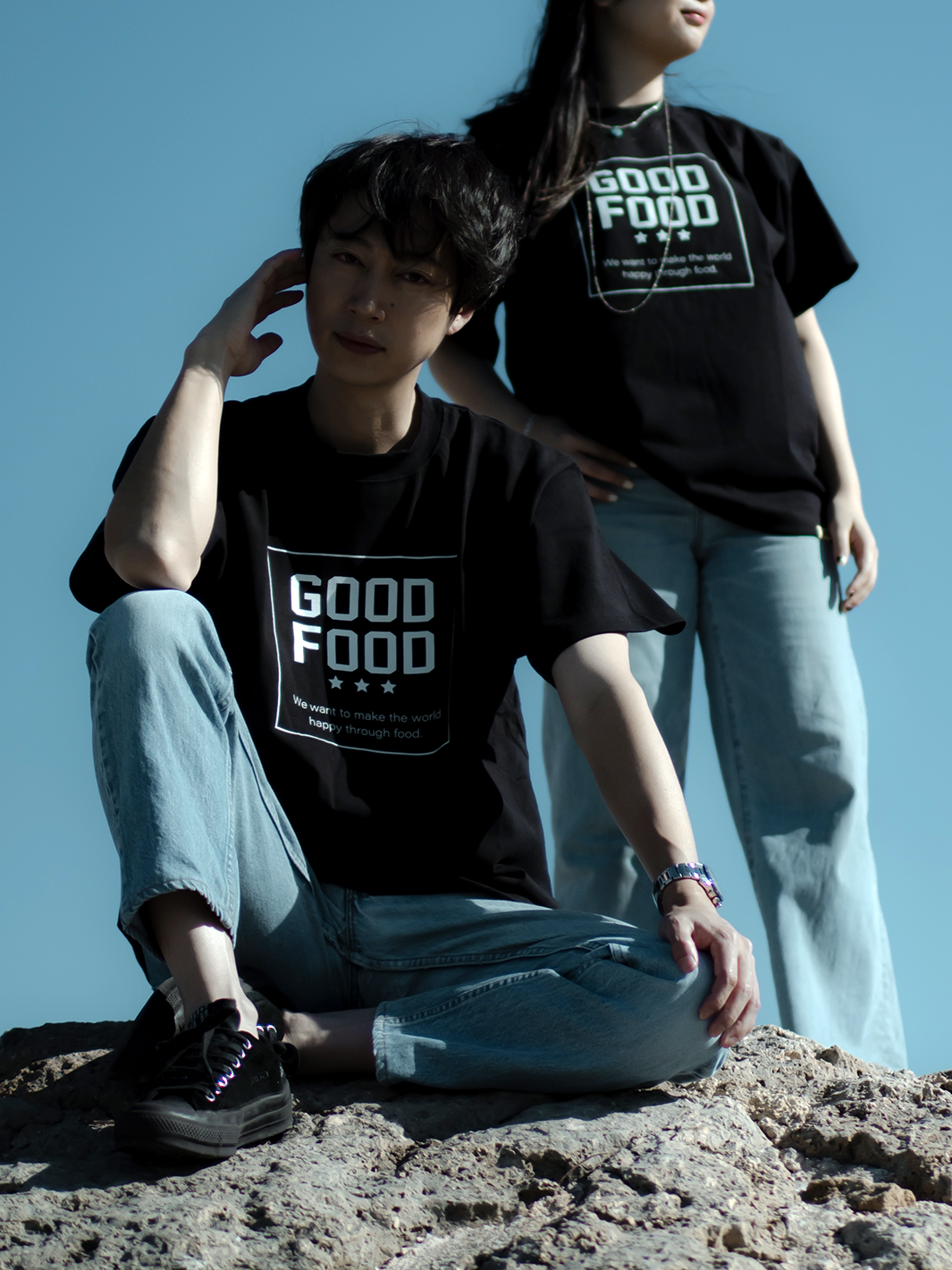 GOOD FOOD logo T-shirt［GF001］