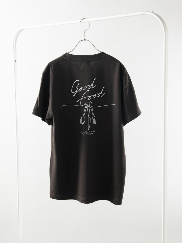 GOOD FOOD cutlery T-shirt (organic) [GF008]