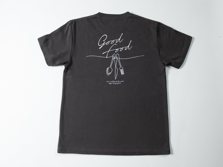 GOOD FOOD cutlery T-shirt (organic) [GF008]