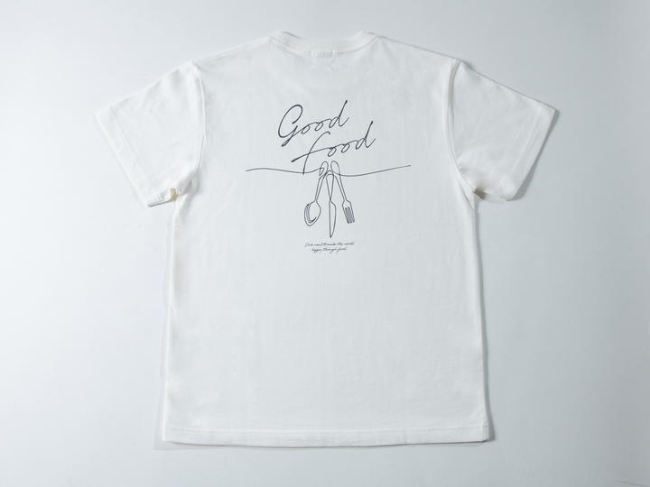 GOOD FOOD cutlery T-shirt（organic）[GF008]