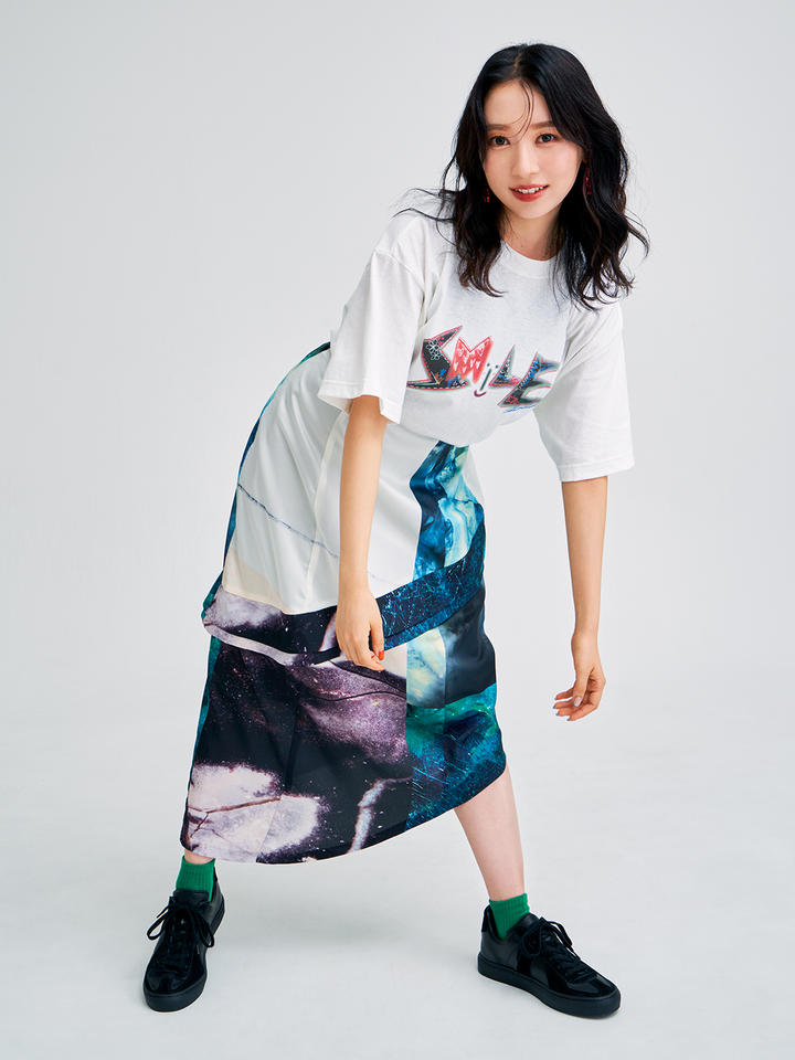 Shiori Sato &amp; Miyu Suzumoto Sustainable Message T-shirt Type A [GF015]