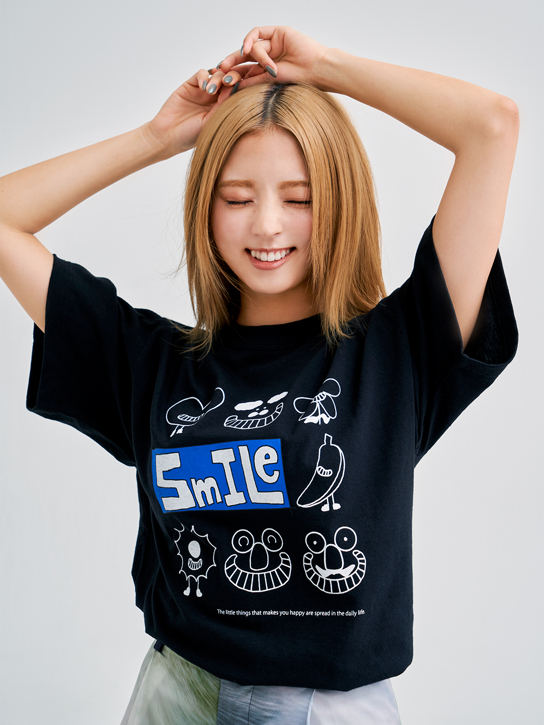 佐藤詩織＆鈴本美愉 Sustainable Message Tシャツ Type B[GF016]