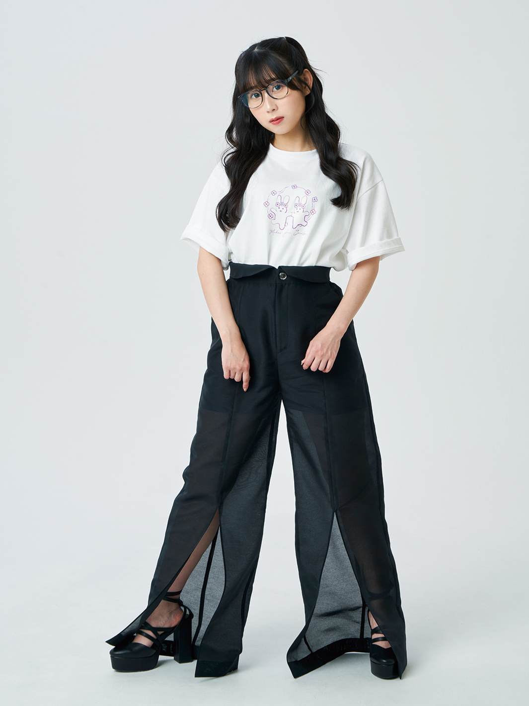 SKE48 佐藤佳穂＆井上瑠夏 Sustainable Message Tシャツ Type A [GF026]