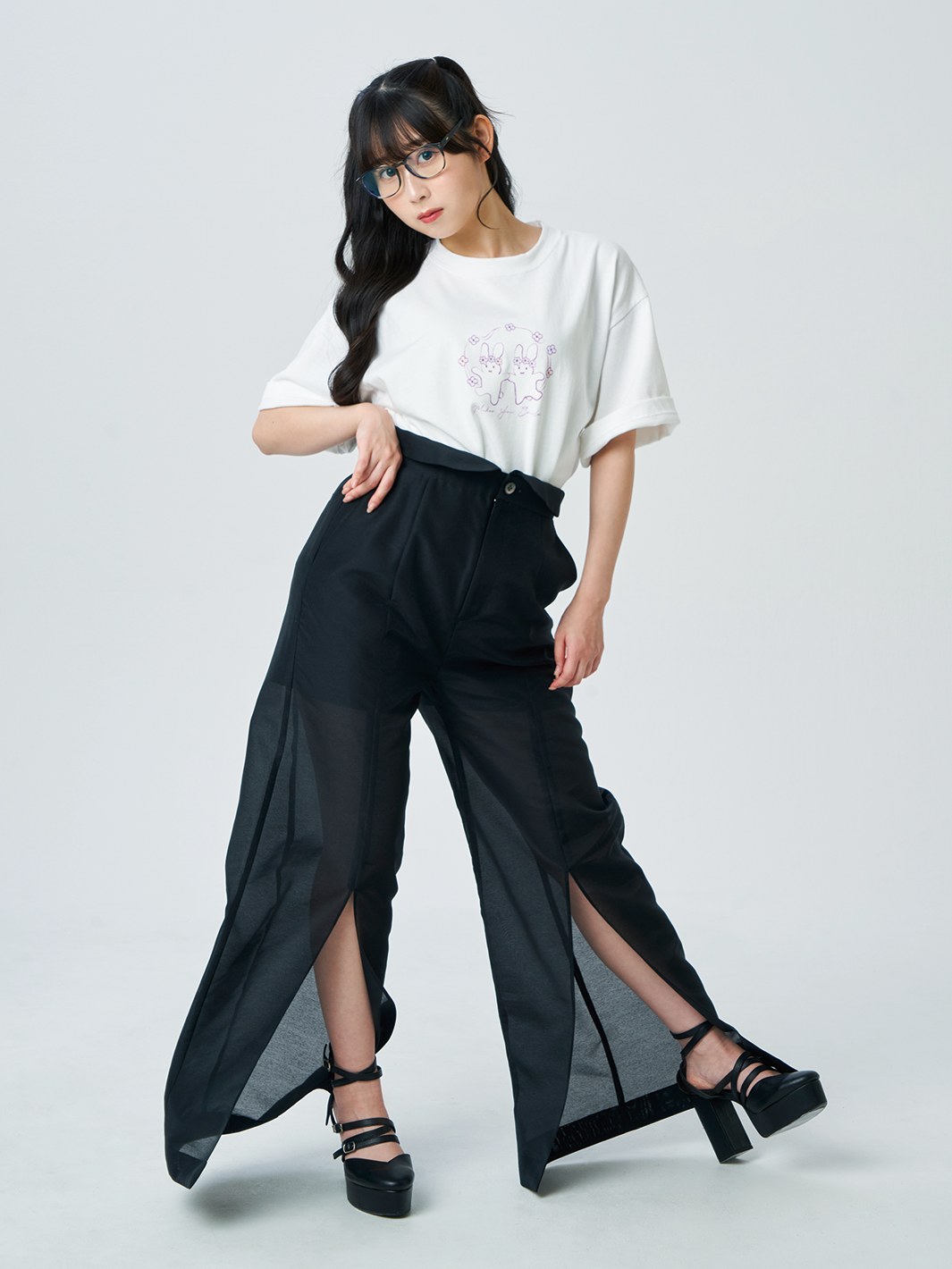 SKE48 佐藤佳穂＆井上瑠夏 Sustainable Message Tシャツ Type A [GF026]