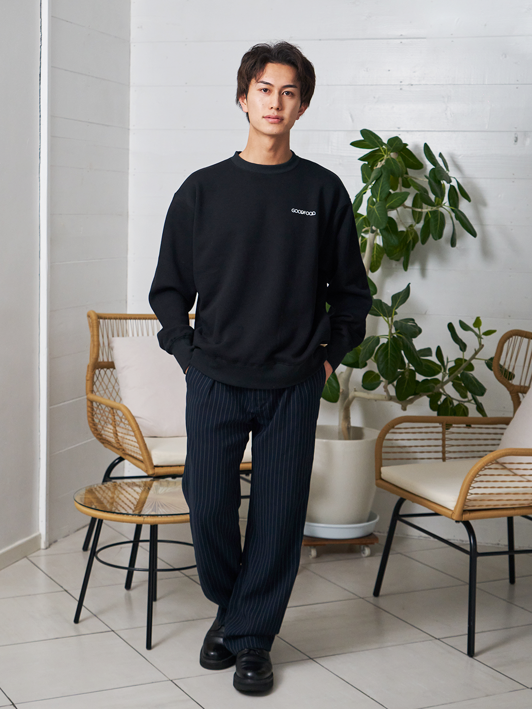 line burger sweatshirt[GF034]