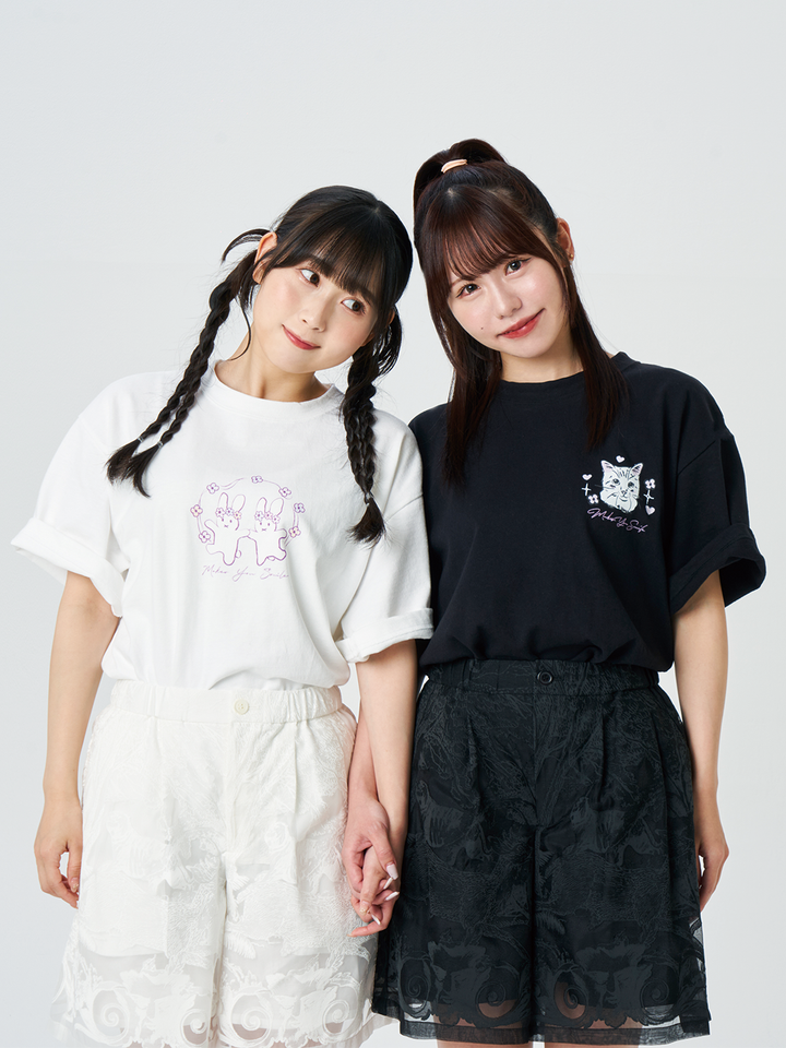 SKE48 佐藤佳穂＆井上瑠夏 Sustainable Message Tシャツ Type B [GF027]