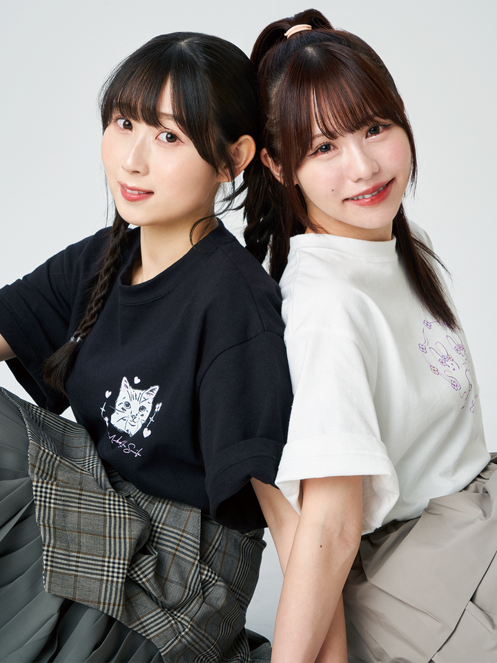 SKE48 佐藤佳穂＆井上瑠夏 Sustainable Message Tシャツ Type B [GF027]
